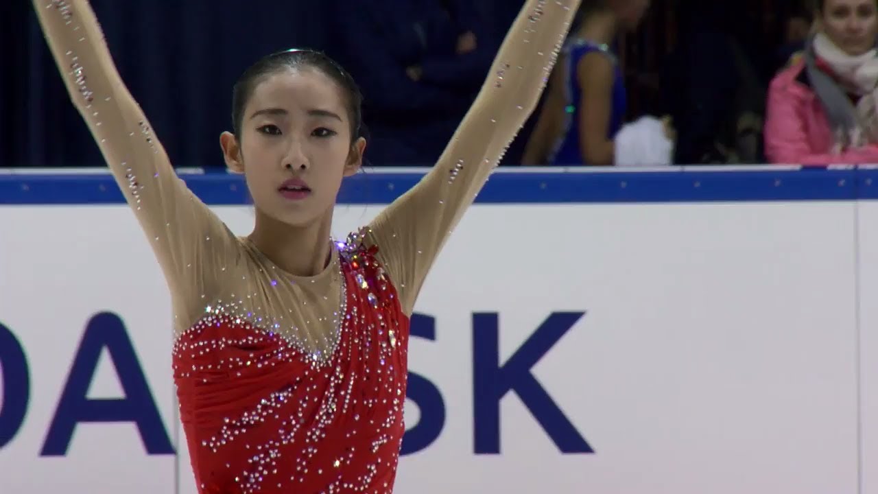 Hongyi CHEN CHN Ladies Free Skating GDANSK 2017