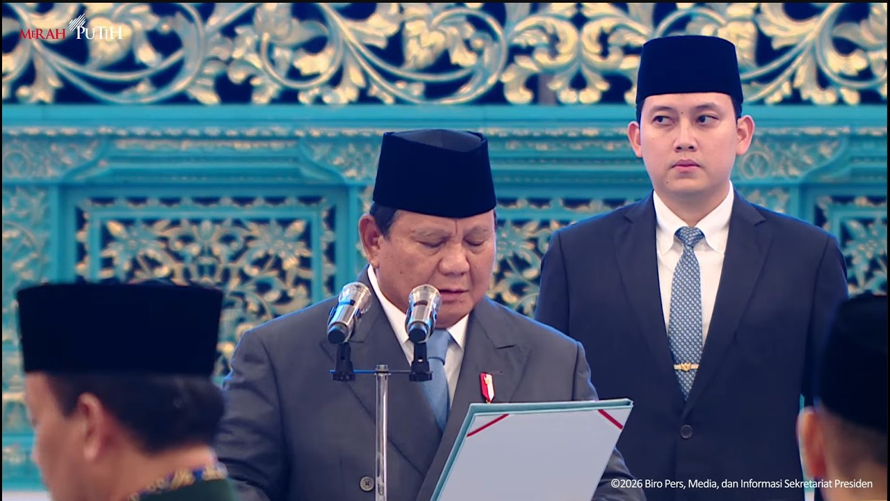 LIVE: Pengucapan Sumpah Hakim Konstitusi dan Pelantikan Wamen Keuangan Kabinet Merah Putih, 5/2/26