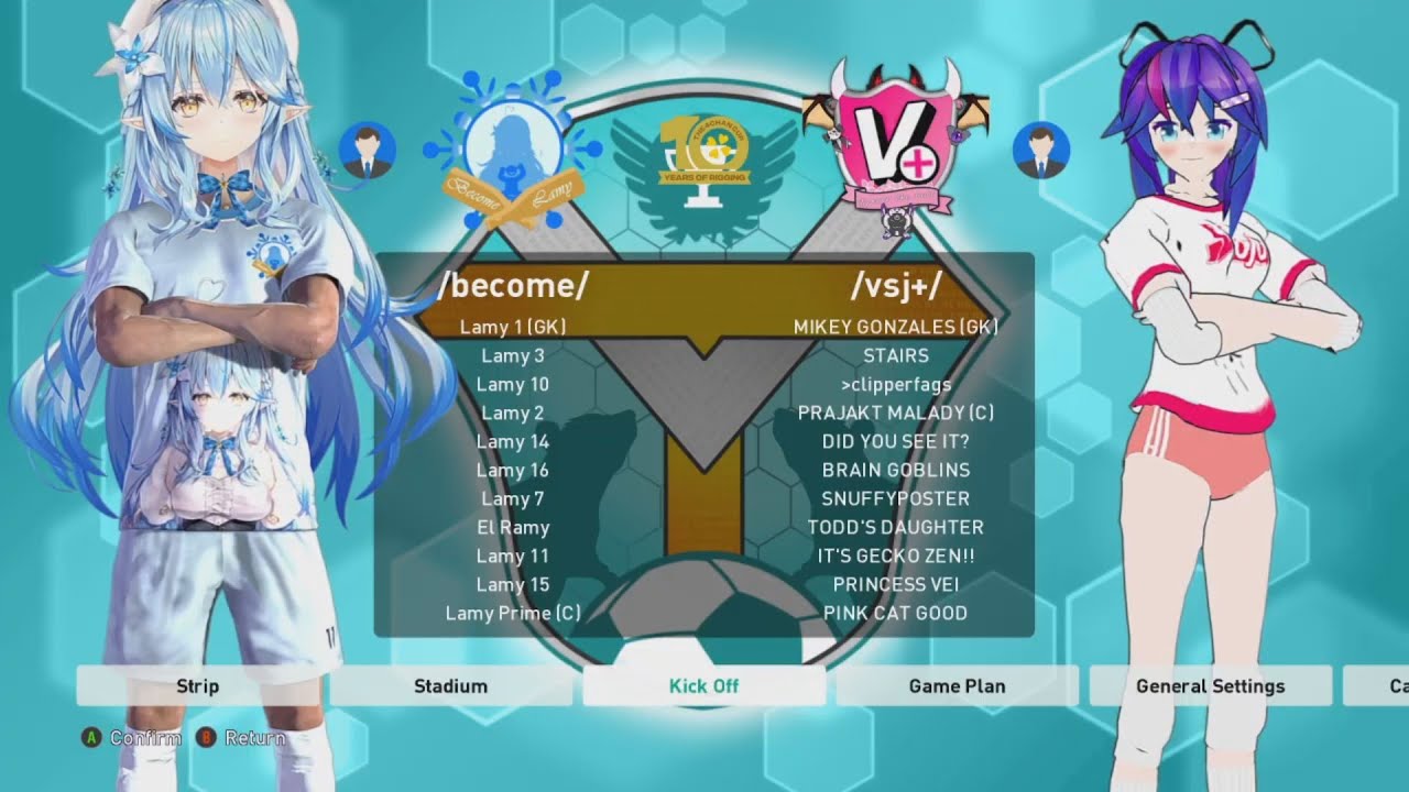4chan Tournament Highlight - /vt/ League: /become/ vs /vshojo+/ (Group C - 2 October 2021) - DAY 3