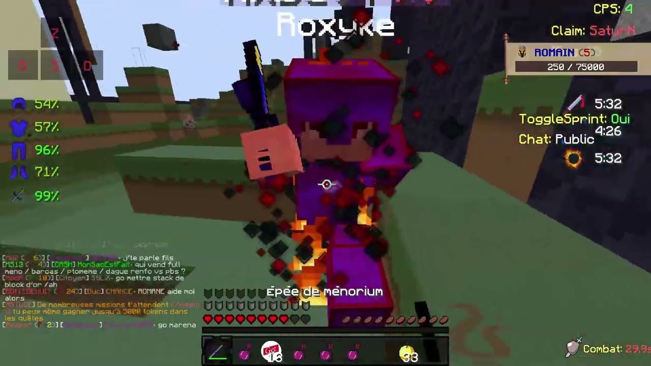 JE DROP PLUSIEURS DAGUE SUR MENORIA