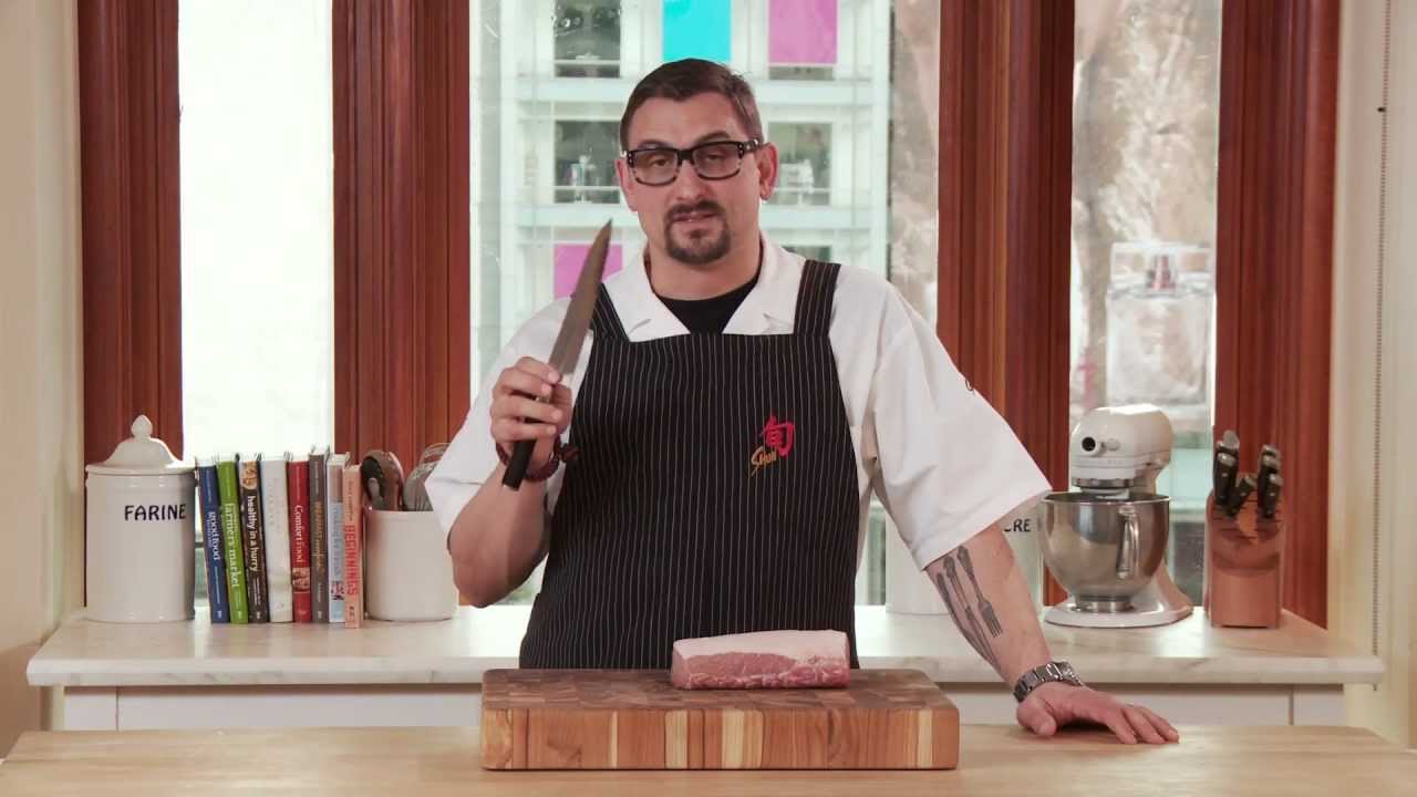 Chris Cosentino - How to Use the Shun Pro Yanagiba Knife | Williams-Sonoma