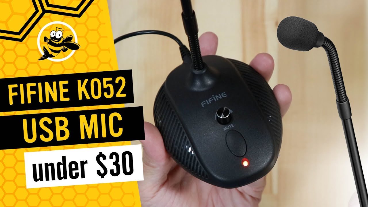 FiFine K052 Computer USB Microphone under $30