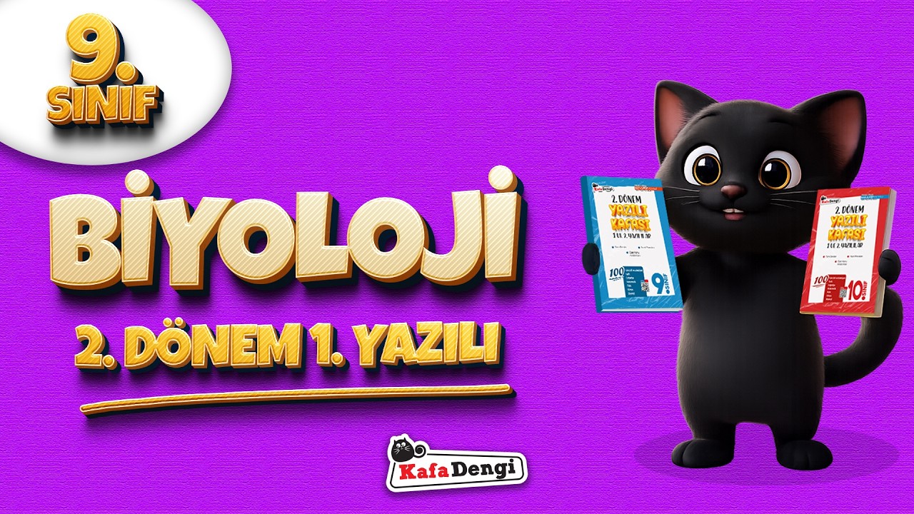 9. Sınıf Biyoloji - 2. Dönem 1. Yazılı Kampı #2026