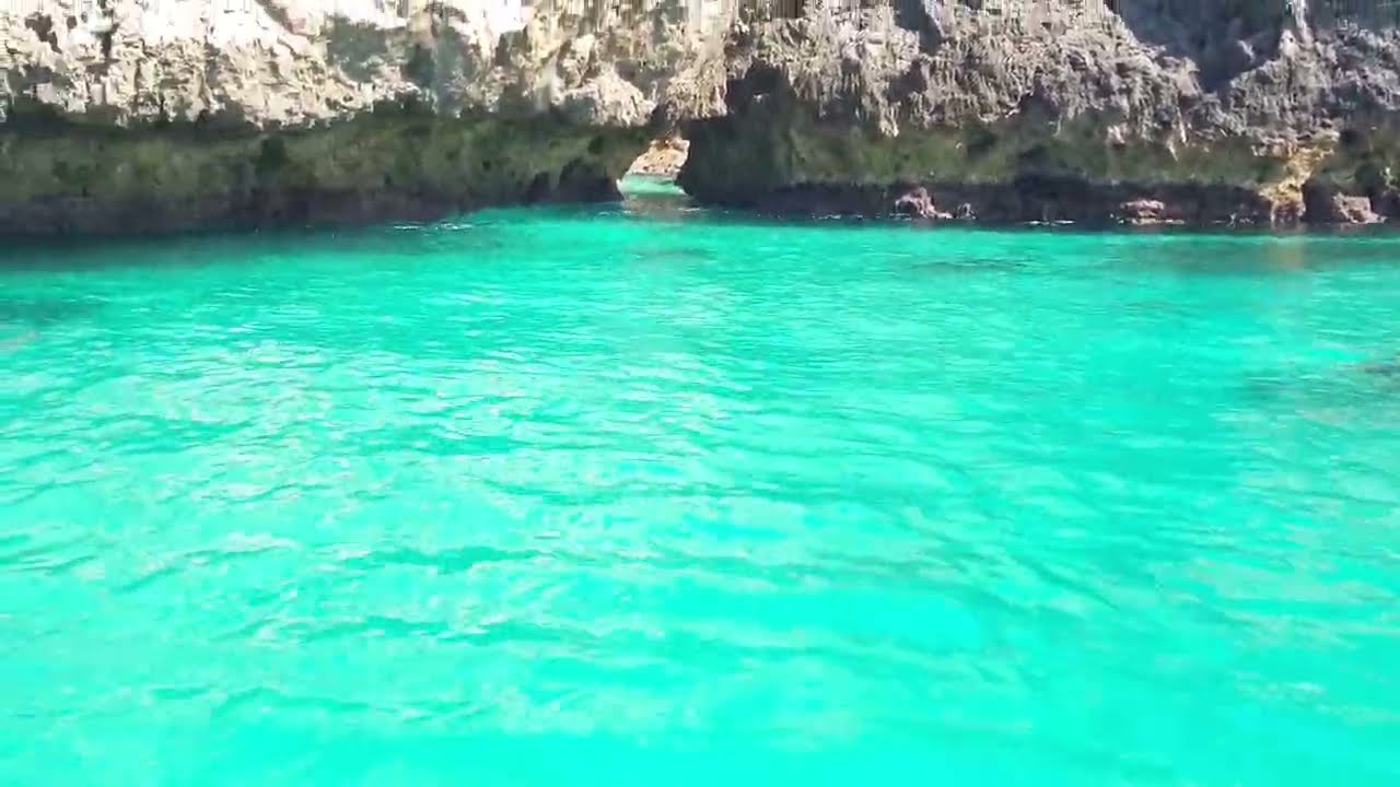Nerja beaches and coves : waterfalls close to Maro Beach - April 2024 -