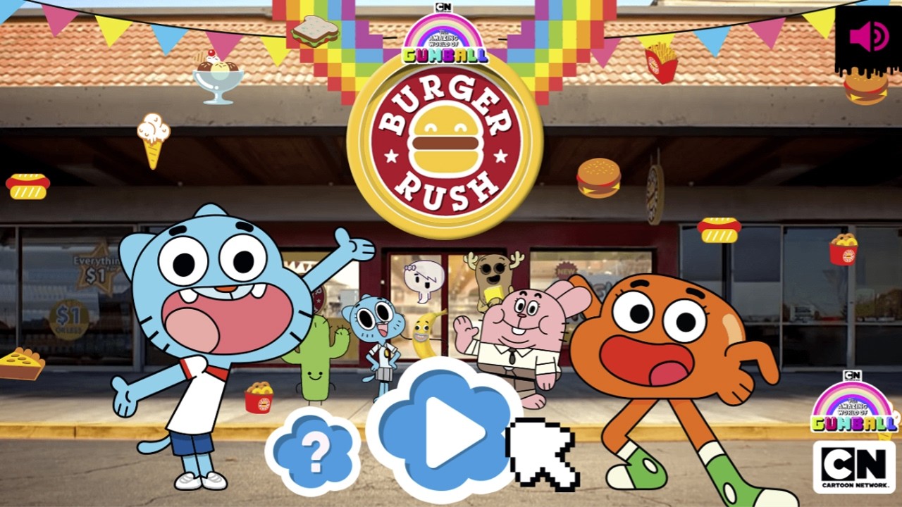 The Amazing World of Gumball: Burger Rush [Cartoon Network Games]