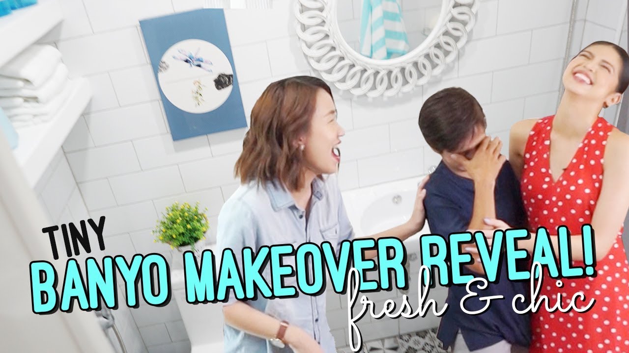 Tiny Bathroom Transformation // Makeover Winner with Zonrox Plus & Maine // by Elle Uy