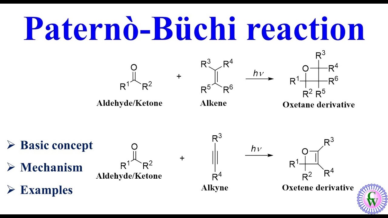 Paterno-Buchi reaction: Basic concept, Mechanism and Examples