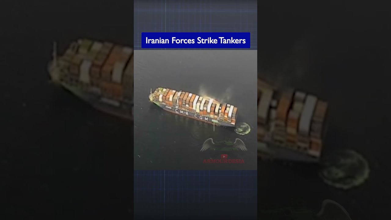 Iranian Forces Strike Tankers With Rezvan Kamikaze Drones