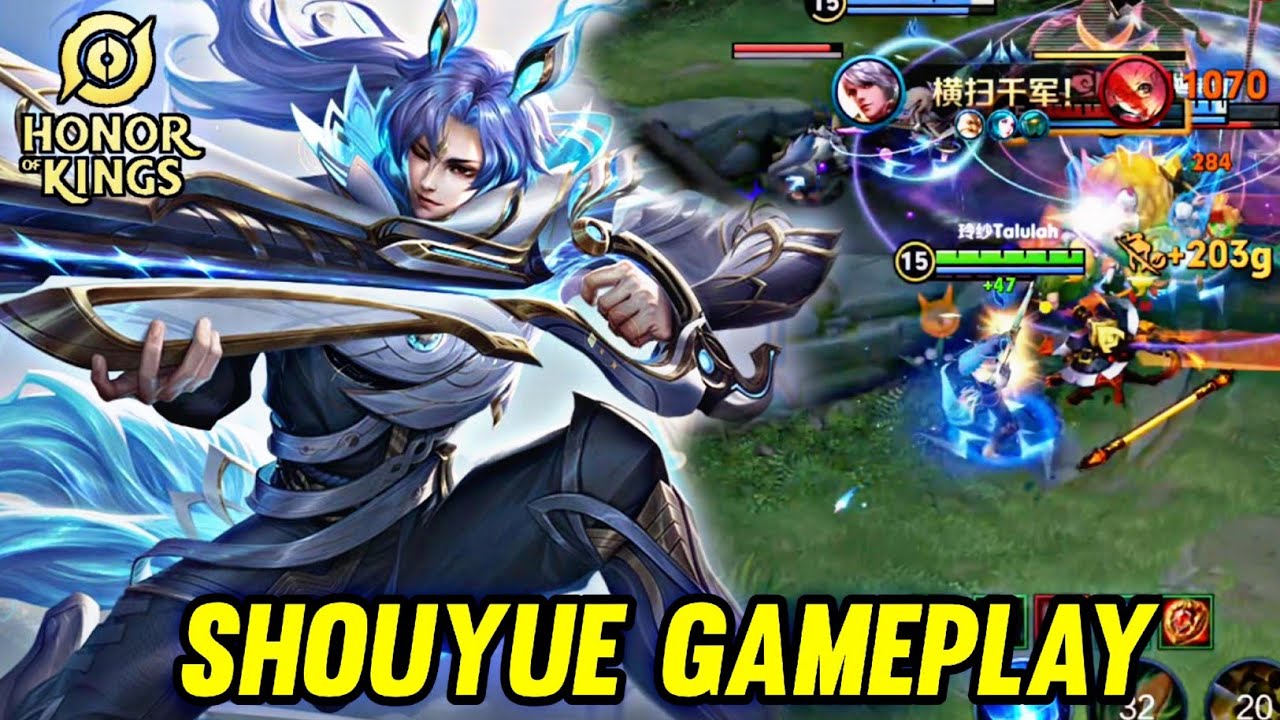 HOK : SHOUYUE GAMEPLAY | IN FARM LANE - HONOR OF KINGS