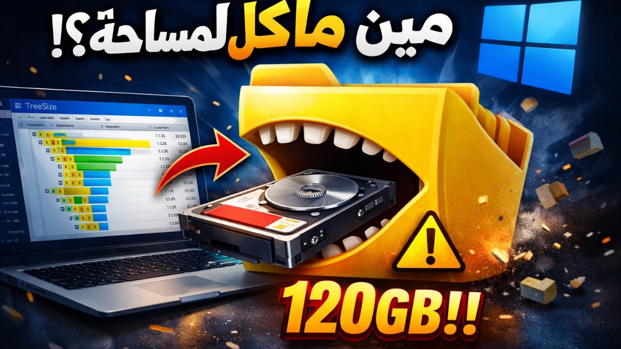 البرنامج اللي كشف لي سبب امتلاء مساحة الكمبيوتر!