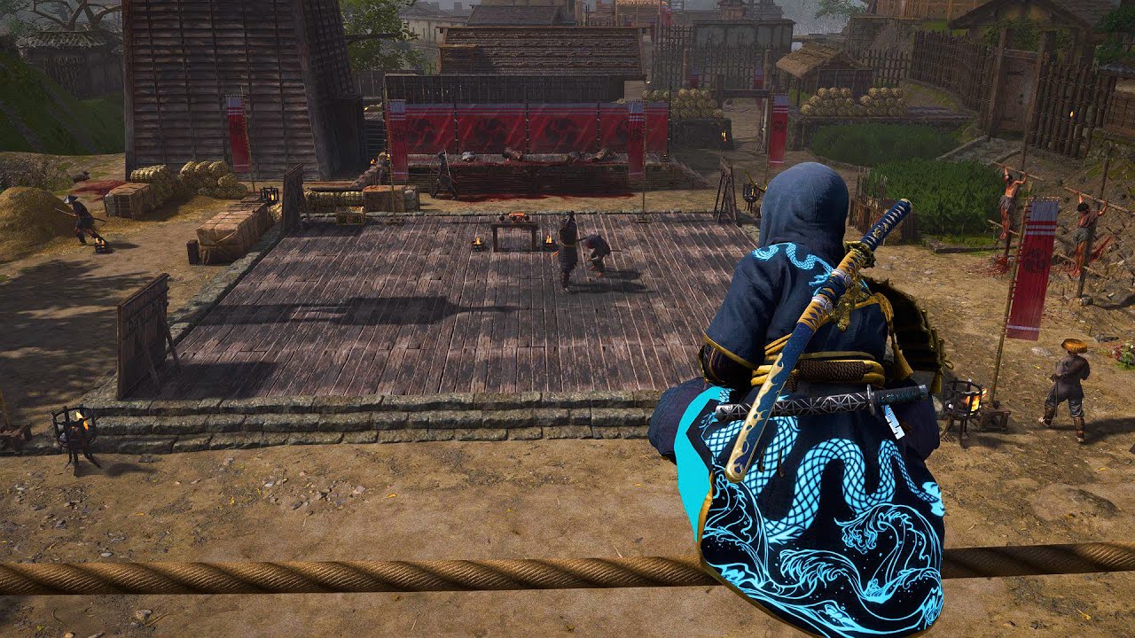 Assassin Creed Shadows aggressive With Unique Ninja Stealth kill In Big Castle