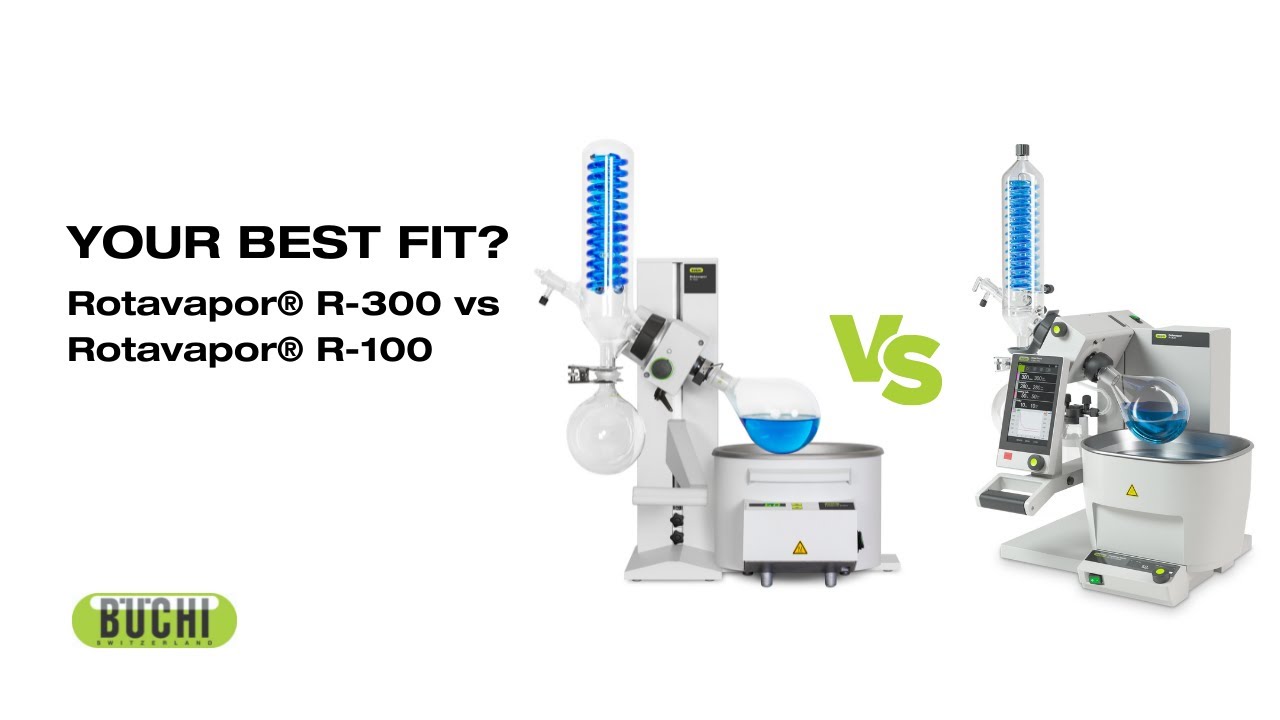 Rotavapor® R-300 vs R-100: Find your Distillation Best-Fit