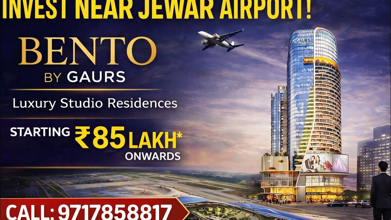 Luxury Studio in Gaur Yamuna City | Bento by Gaurs | Pre Launch Offer
