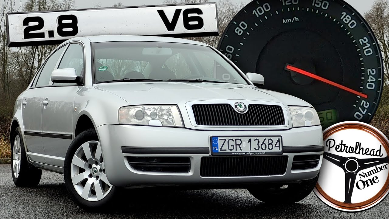 2003 Škoda Superb 2.8 V6 (193 KM) | *250 KM/H?!* V-MAX, 0-100, 100-200 km/h, Test, AUTOBAHN. | 4K