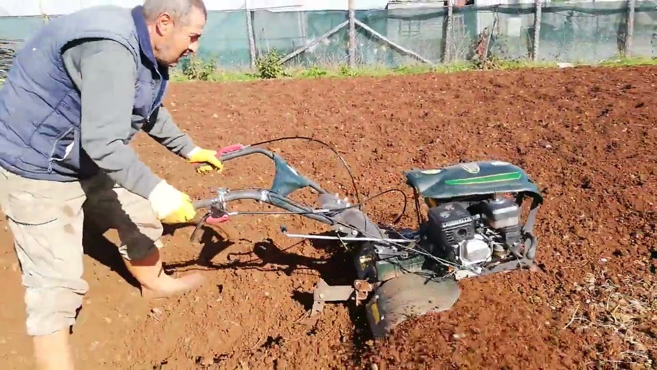 27.10.2025 Kaan 260s Çapa Makinası, Bahçeyi Bahara Hazırladık. 