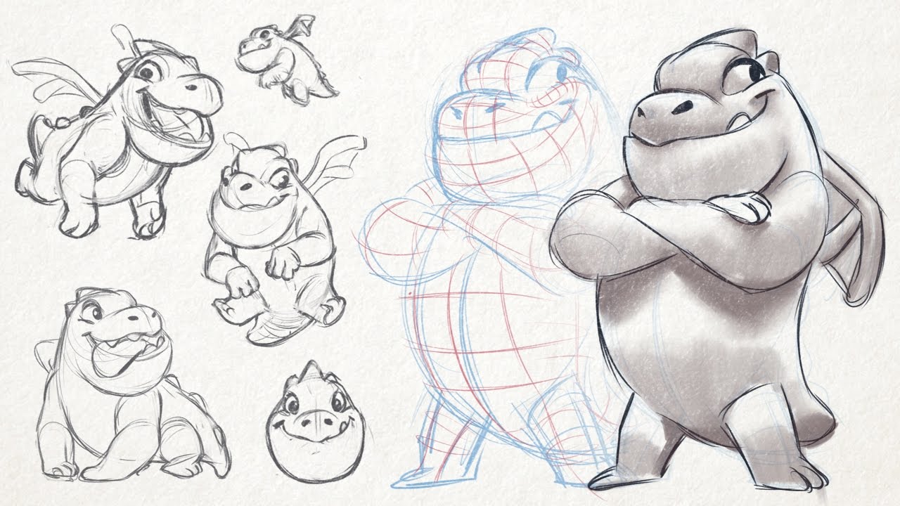 Desenhe qualquer personagem com ESBOÇOS! Tutorial de Desenho