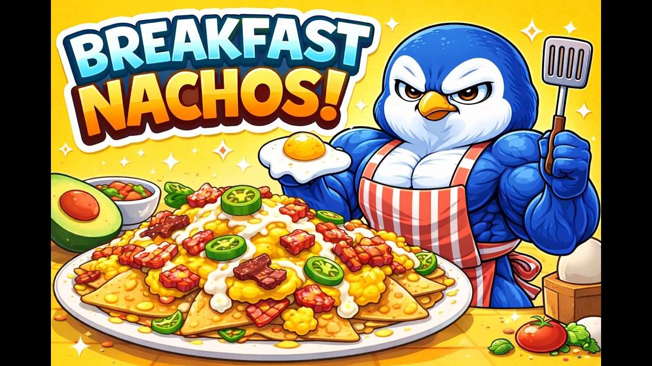 Vex's breakfast nachos solo cooking vlog video