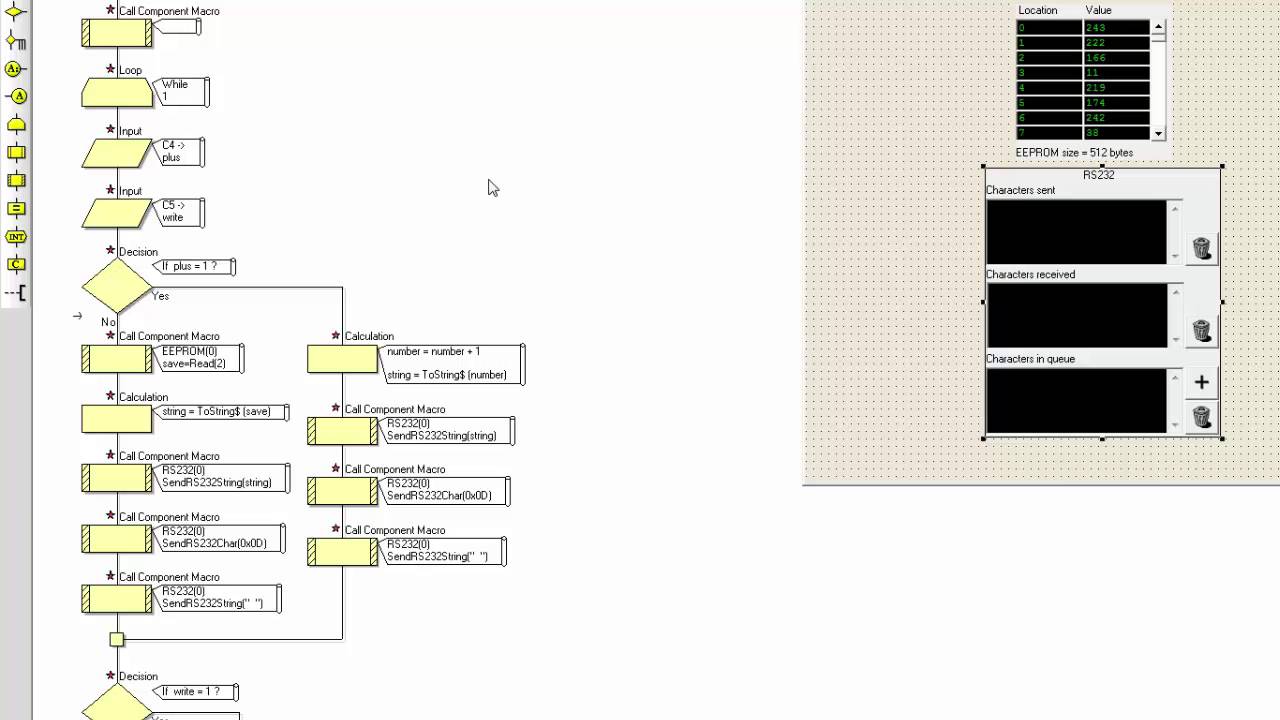 FLOWCODE УРОК 27 EEPROM