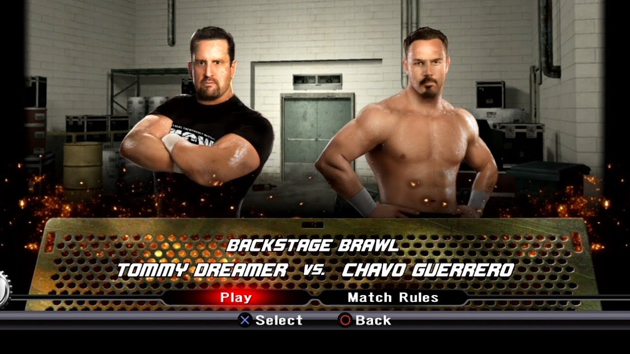 WWE SmackDown VS Raw 2009 PS3 - Tommy Dreamer VS Chavo Guerrero