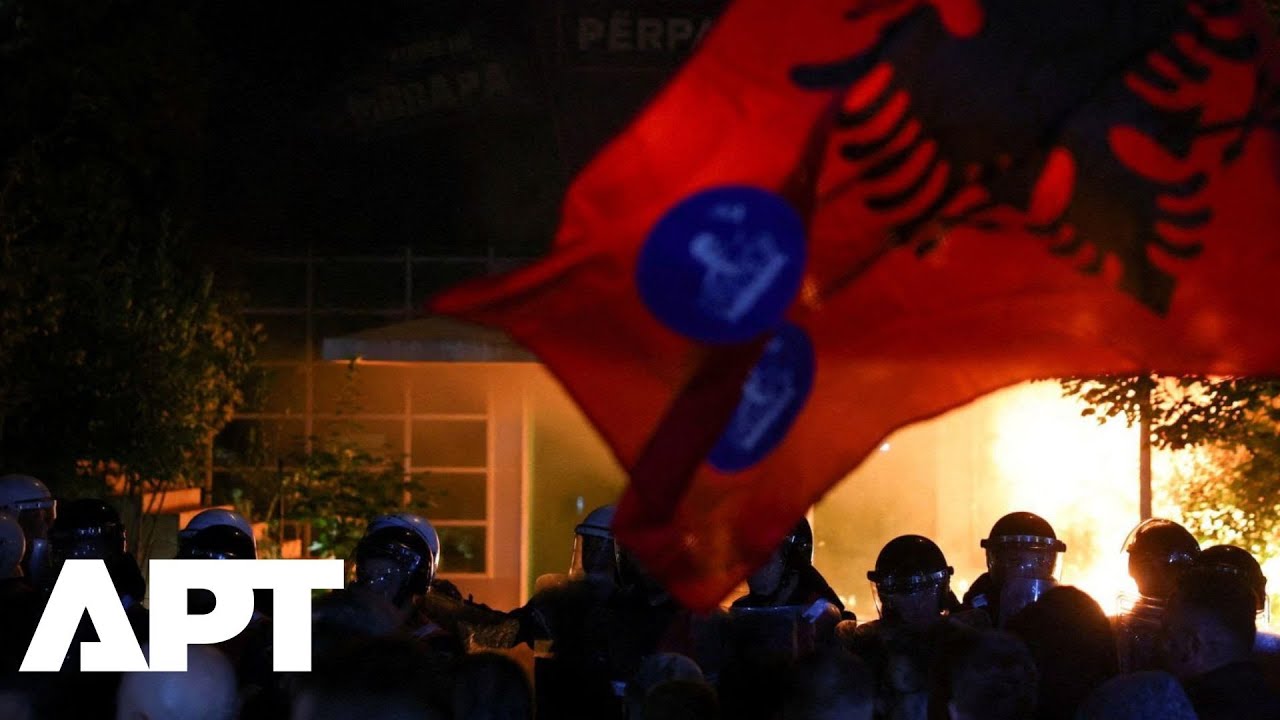 Shocking Scenes in Albania: Protesters Attack Government Building Amid Exploding Molotovs | APT