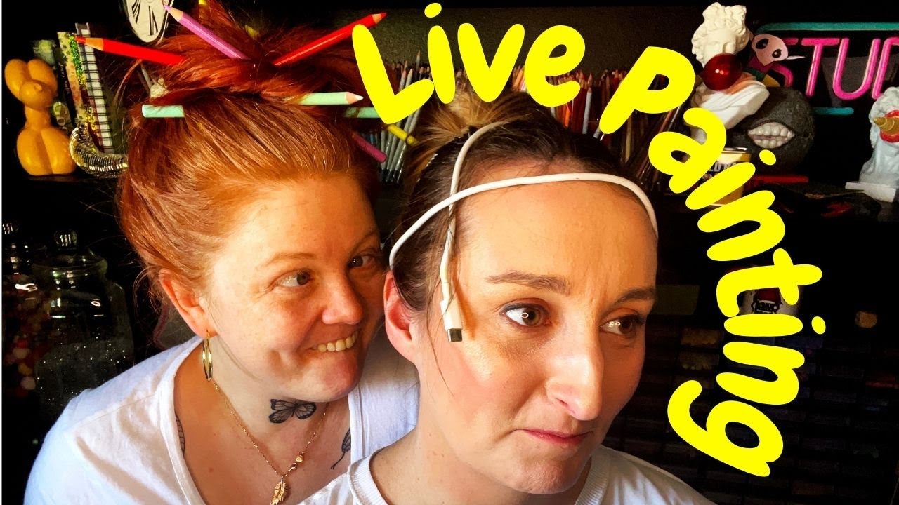 LIVE STREAM - STARTING OFF A HUGE PAINTING