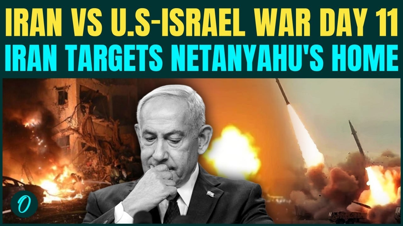IRAN VS U.S-ISRAEL WAR DAY 11: Iran Claims Netanyahu's Home Attacked, Tehran Oil Depot HIT Again