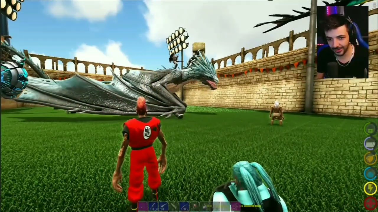 Nexxuz mete a los mercaderes en la cárcel 🤣 + Nexxuz modo Goku 🤔 #Arkadia