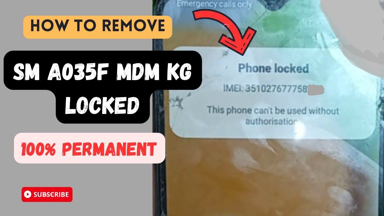SM- A035f MDM [KG]  Permanent Remove 100% with Pandora Tool #MDM #A035F #pandora #shots