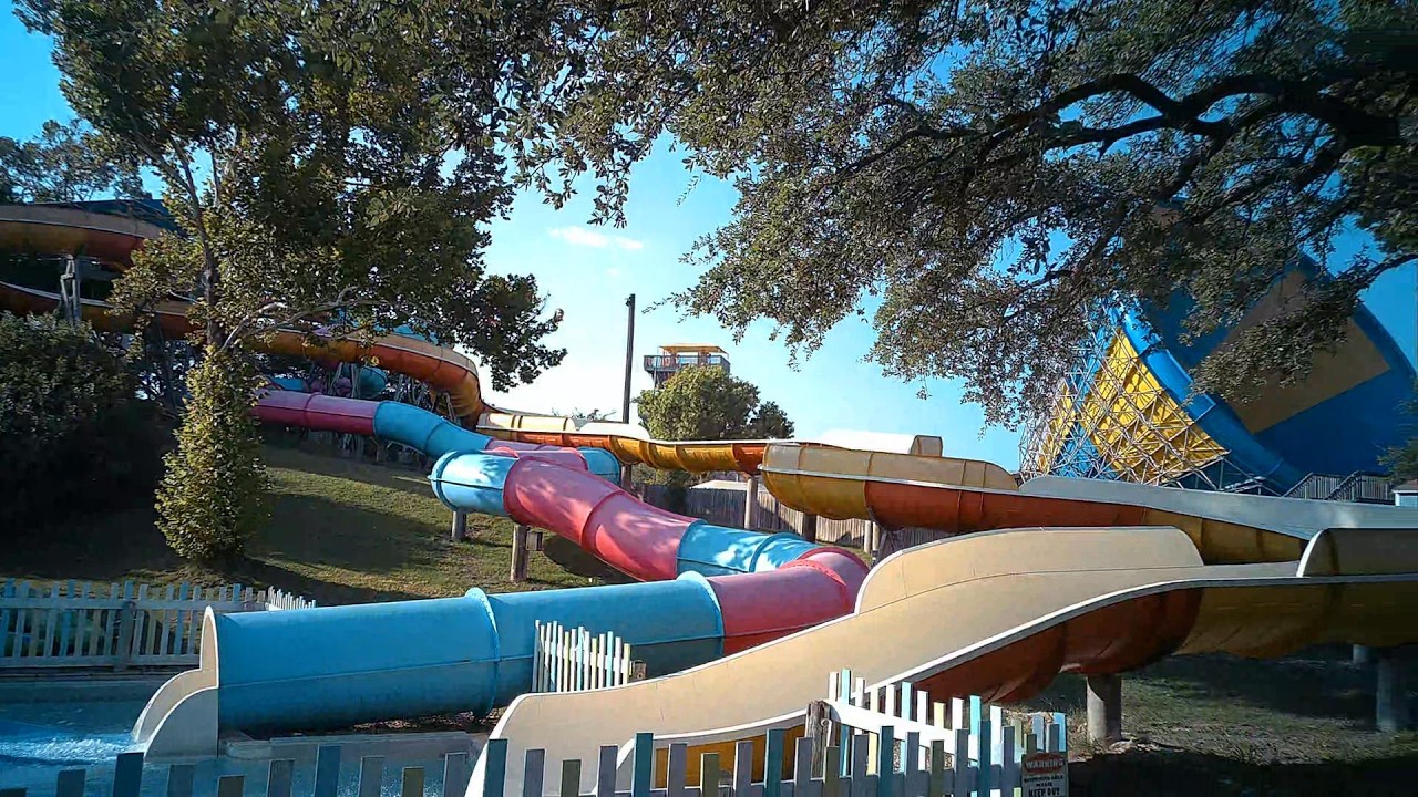 Six Flags Fiesta Texas Water Park Walkthrough Tour