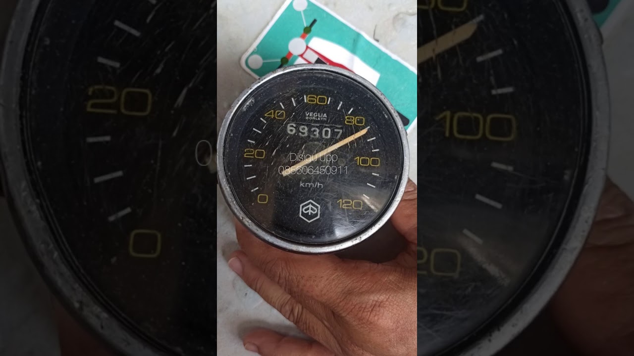 #DisiguUpp Test Speedometer Vespa PX Veglia Borletti original second