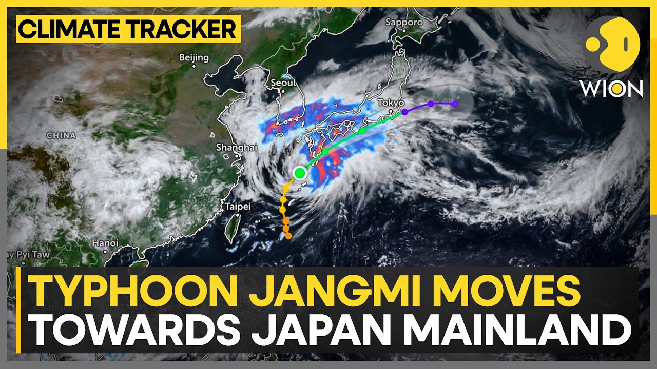 Typhoon Jangmi: Authorities Warn of Floods & High Waves | WION