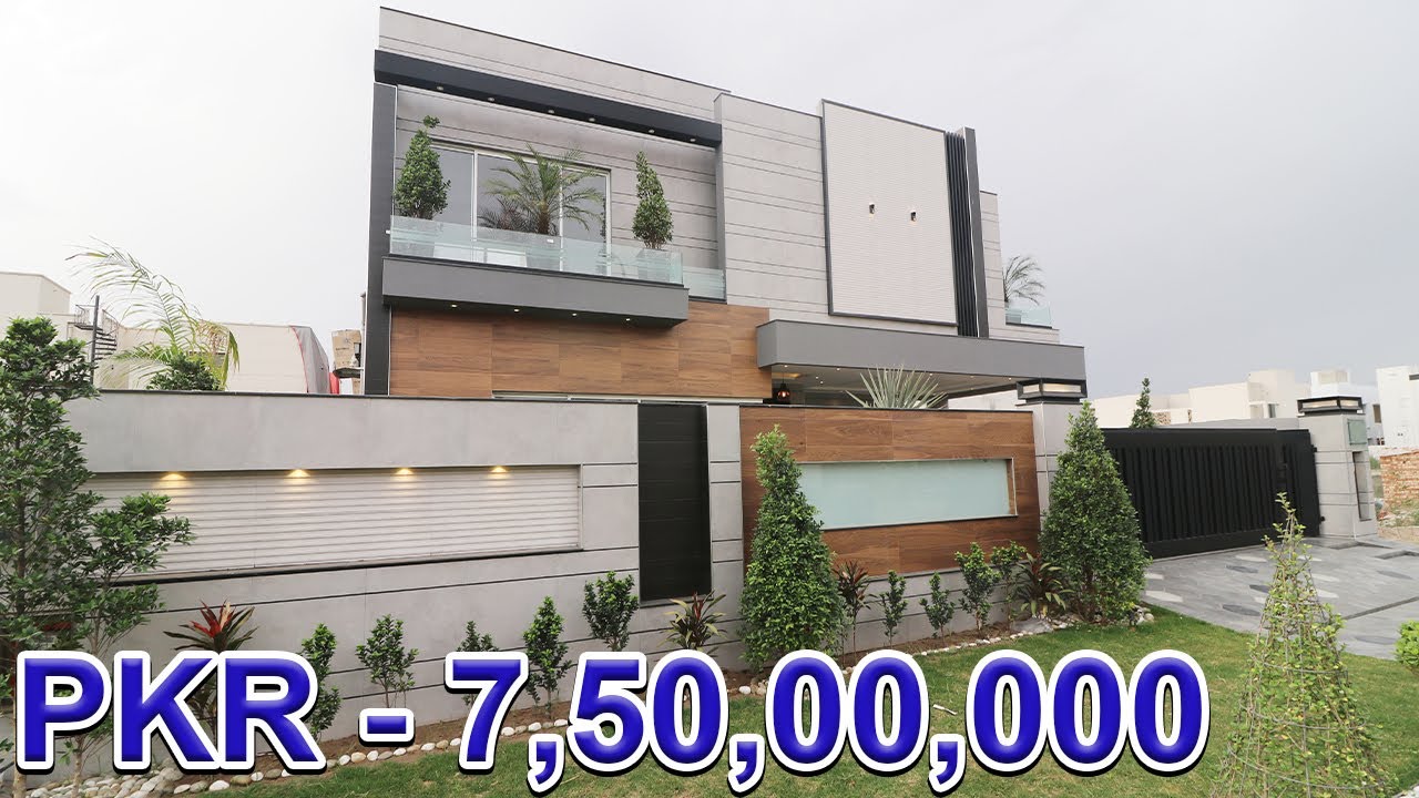 7.50 CRORE, 1 KANAL MODERN ULTIMATE DESIGNER HOUSE, PHASE 6 DHA LAHORE, V15, By PRESIDENT GROUP