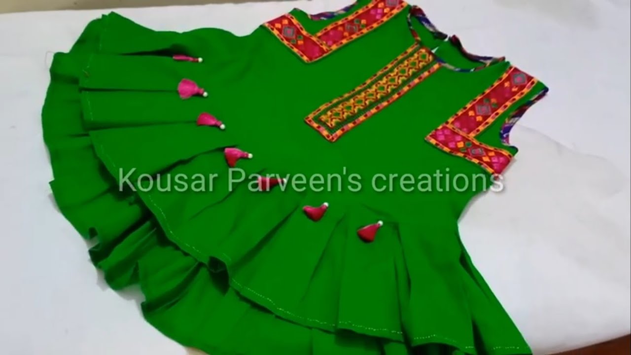 Homemade baby girl summer dresses / eid dresses ideas/ eid dresses/ how to make dresses at home