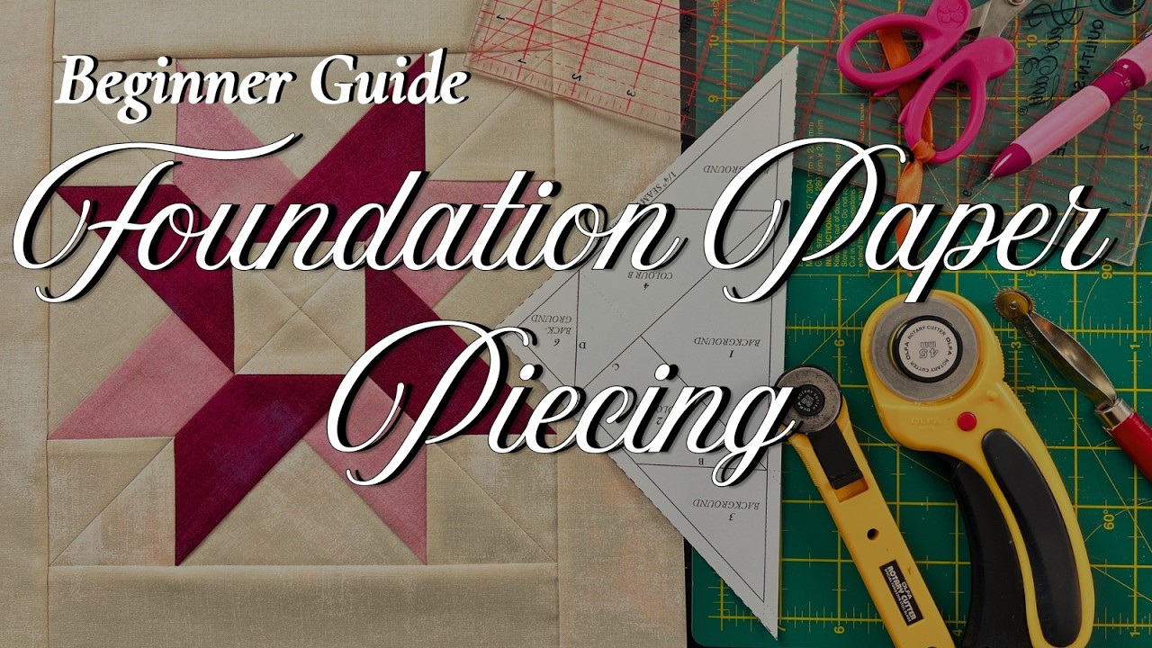 Beginner Foundation Paper Piecing Tutorial | Easy Star Quilt Block | The Secret Path Ep. 2