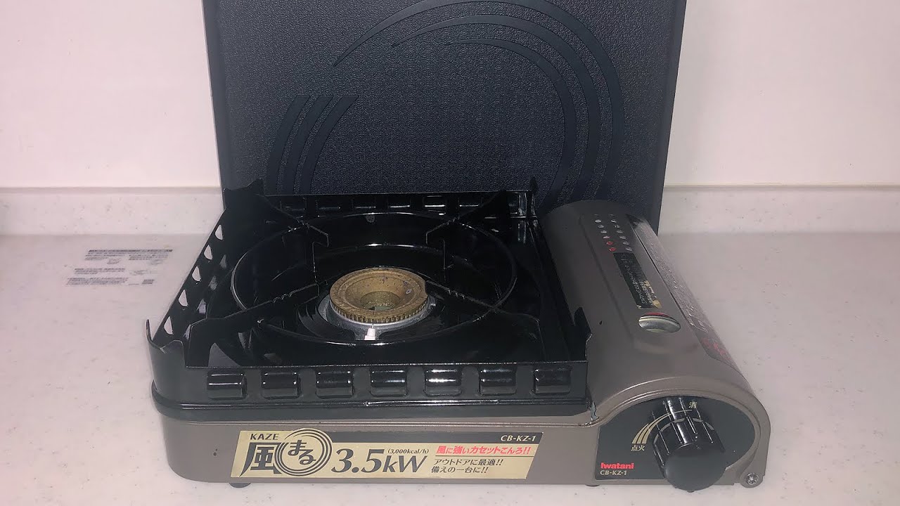 【BBQ道具紹介】BBQ キャンプ アウトドア イワタニ カセットフー 風まる CB-KZ-1 BBQに特化したガスコンロ
