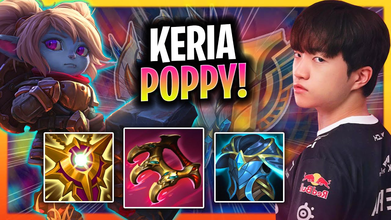 KERIA IS SO STRONG WITH POPPY! | T1 Keria Plays Poppy Support vs Nidalee!  Season 2025