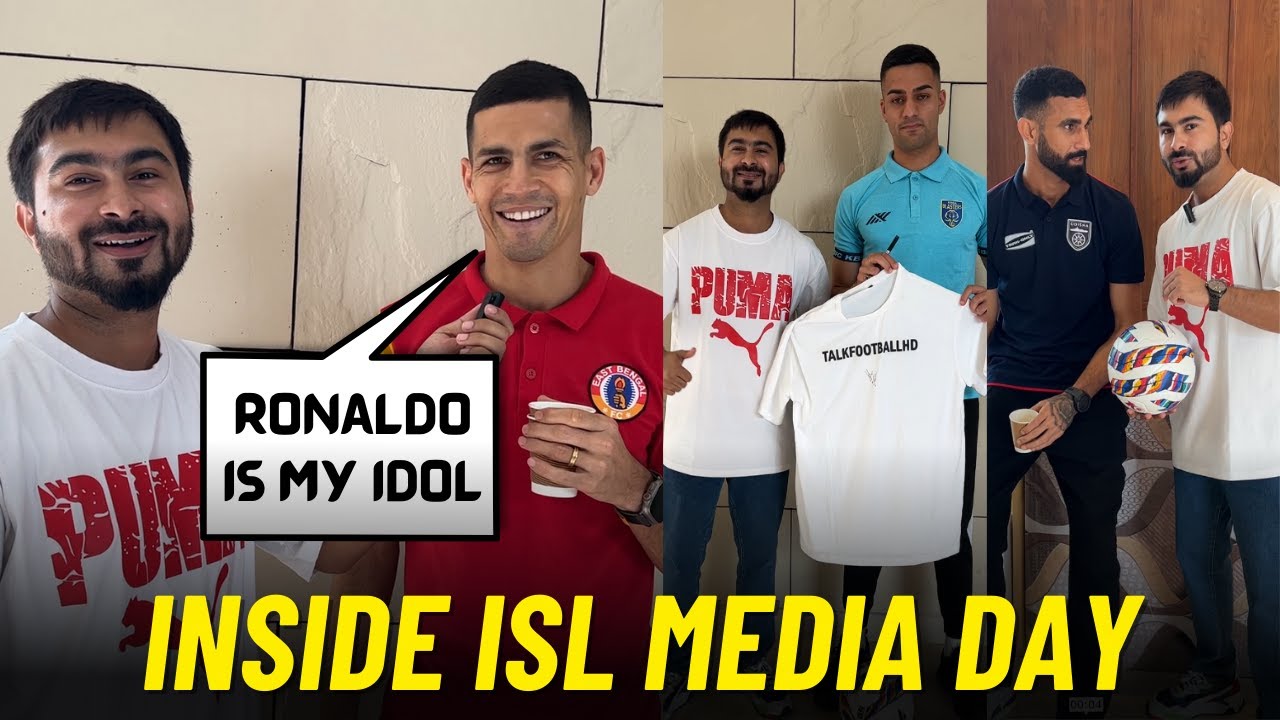 What Happens In ISL Media Day? Ft. ISL Players And Coaches