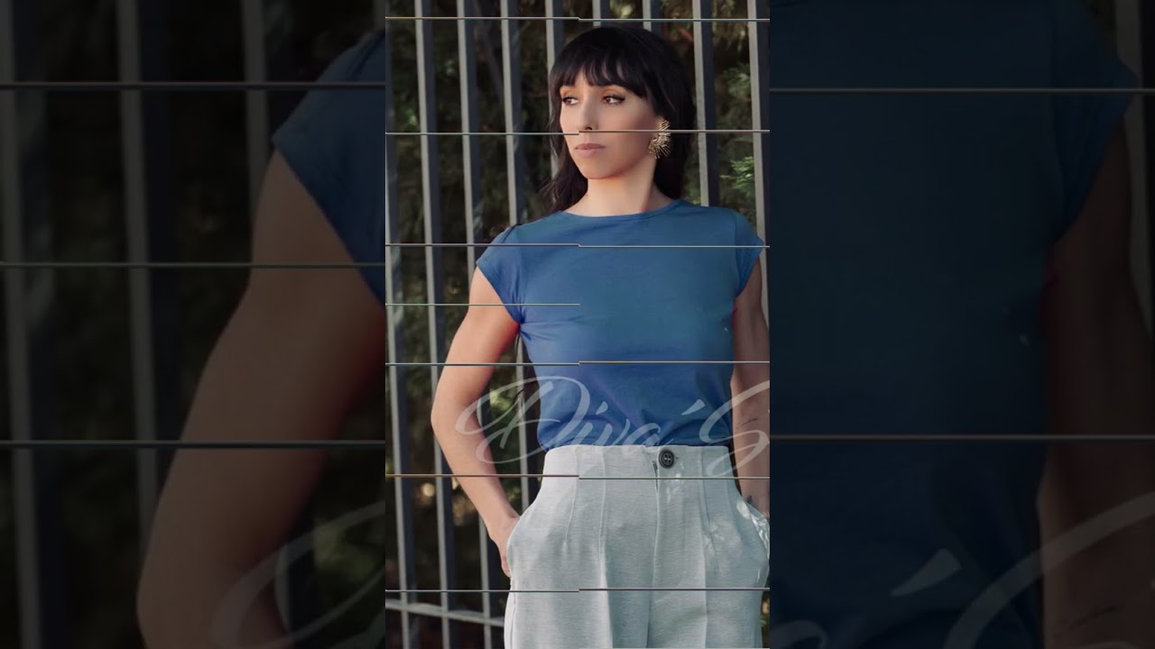 Camiseta b&aacute;sica de manga corta en color azul denim! #moda #divas #madrid #arganda #influencer