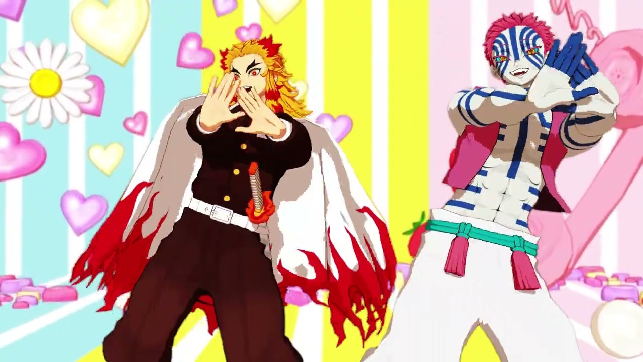 【鬼滅のMMD】ダーリンダンス【煉獄杏寿郎・猗窩座】