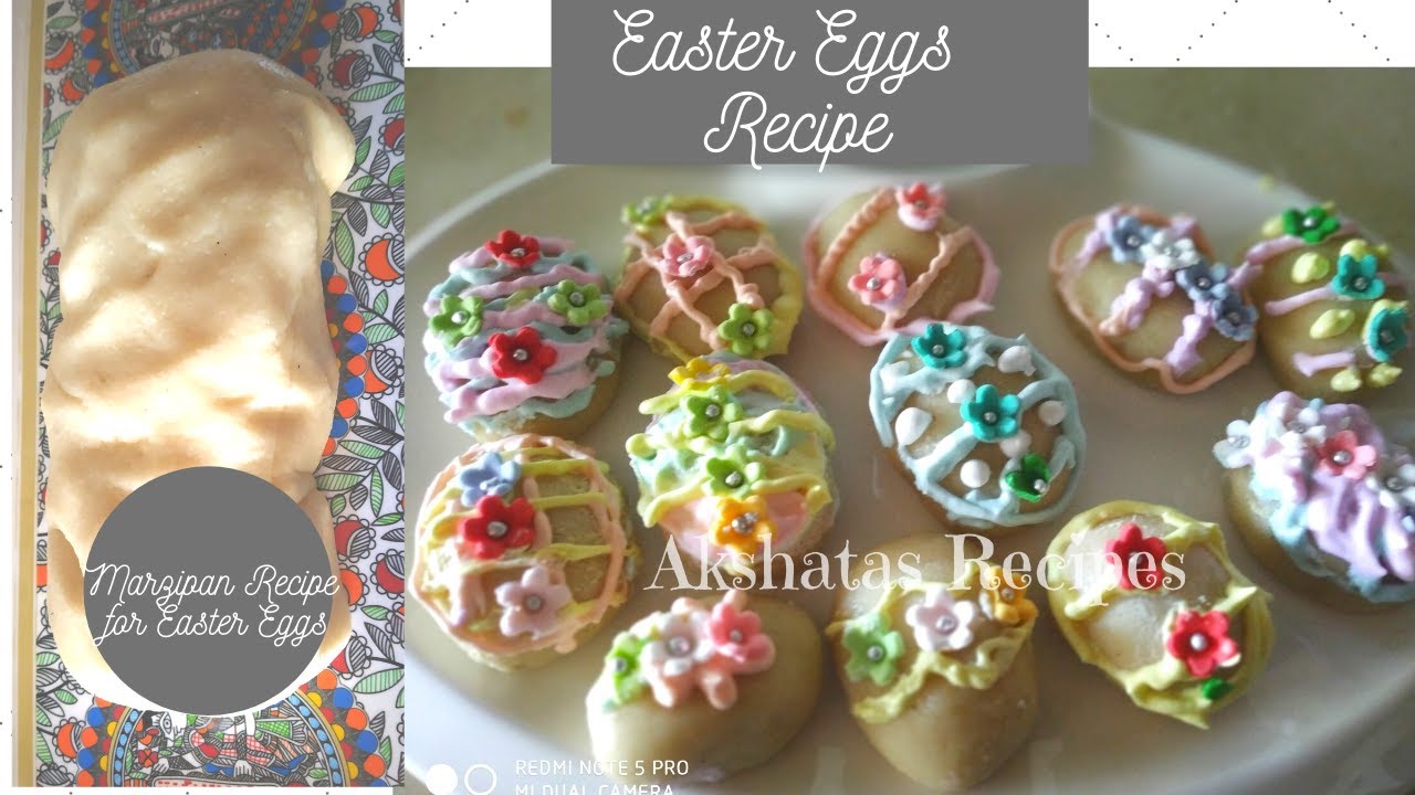 MARZIPAN EASTER  EGGS RECIPE|EASY & DELICIOUS
