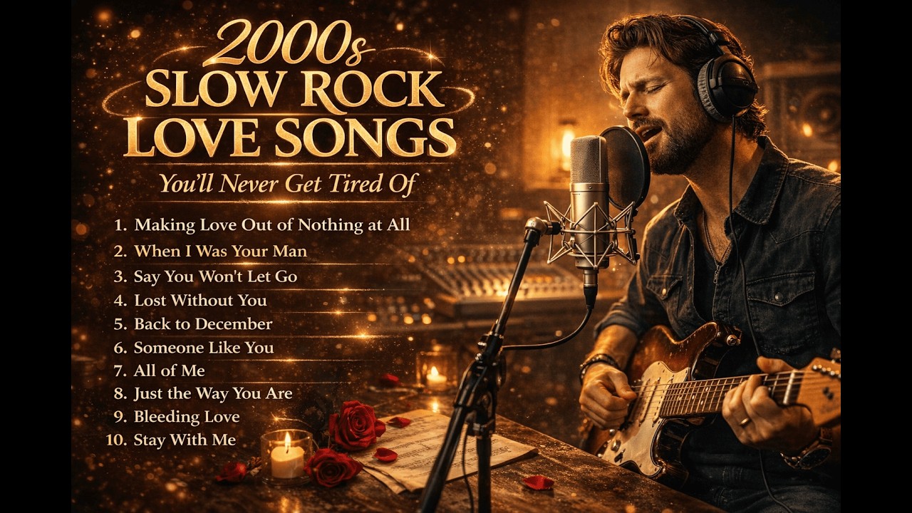 Making Love Out of Nothing at All – Slow Rock Love Songs Playlist Male Covers