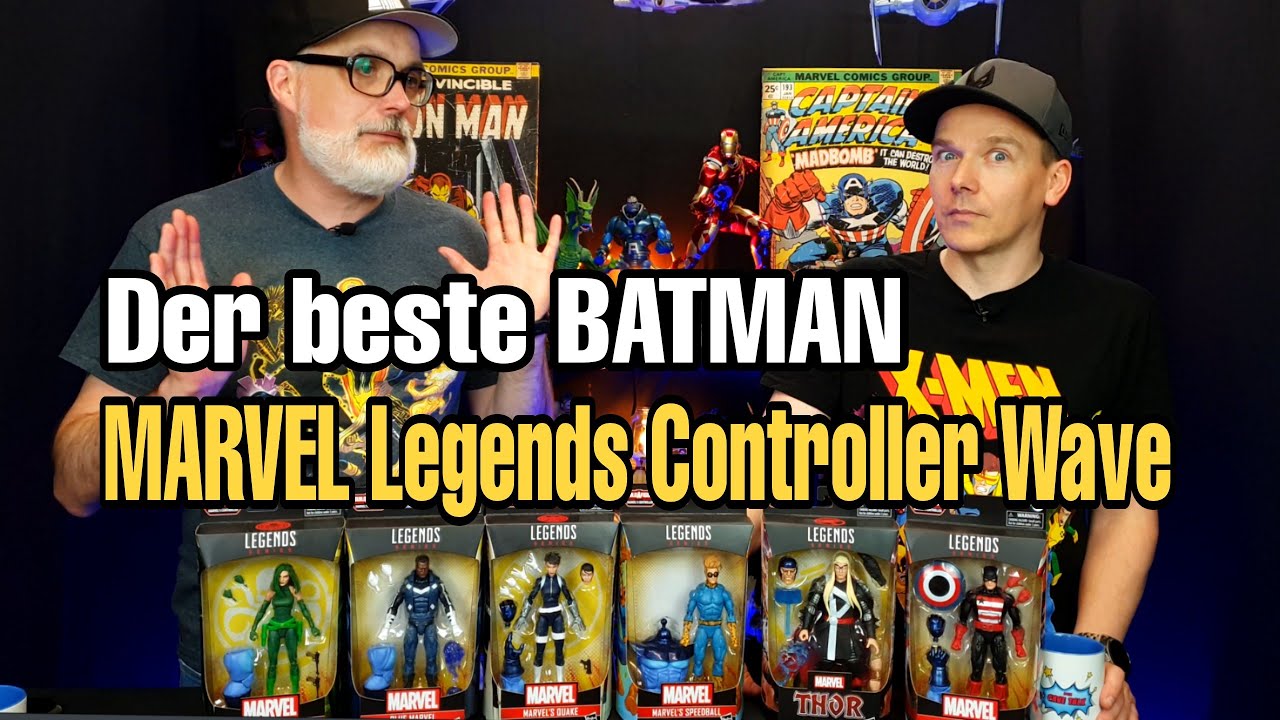Marvel Legends Controller BaF Wave & The Batman | Der Cave Talk
