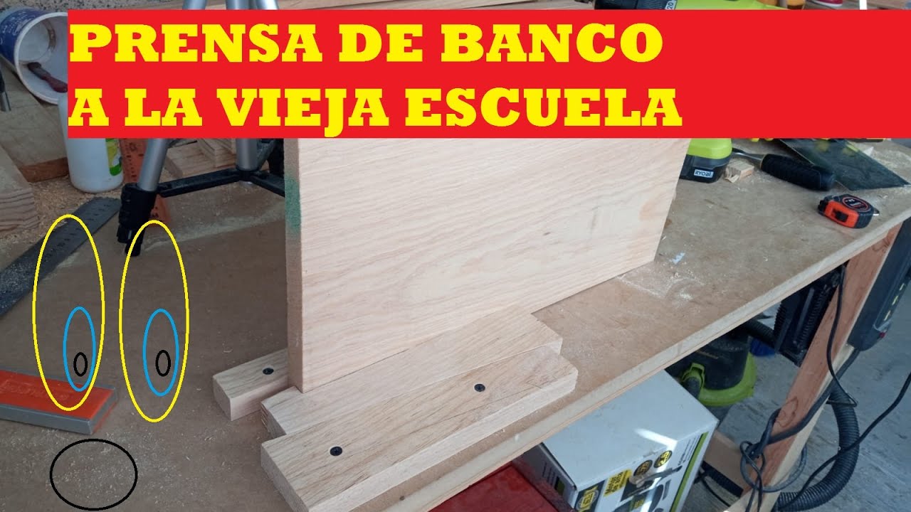 Prensa de banco con sobrantes, Fácil y Sencillo