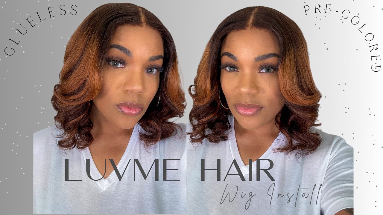 Watch Me Install This Ombre Brown Loose Wave Wig | Beginner Friendly | Glueless | Luvme Hair