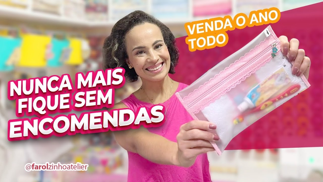 KIT HIGIENE BUCAL  Volta &agrave;s aulas, passo a passo para iniciantes   Costura criativa