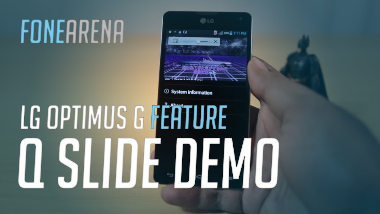 Optimus G - Q slide feature
