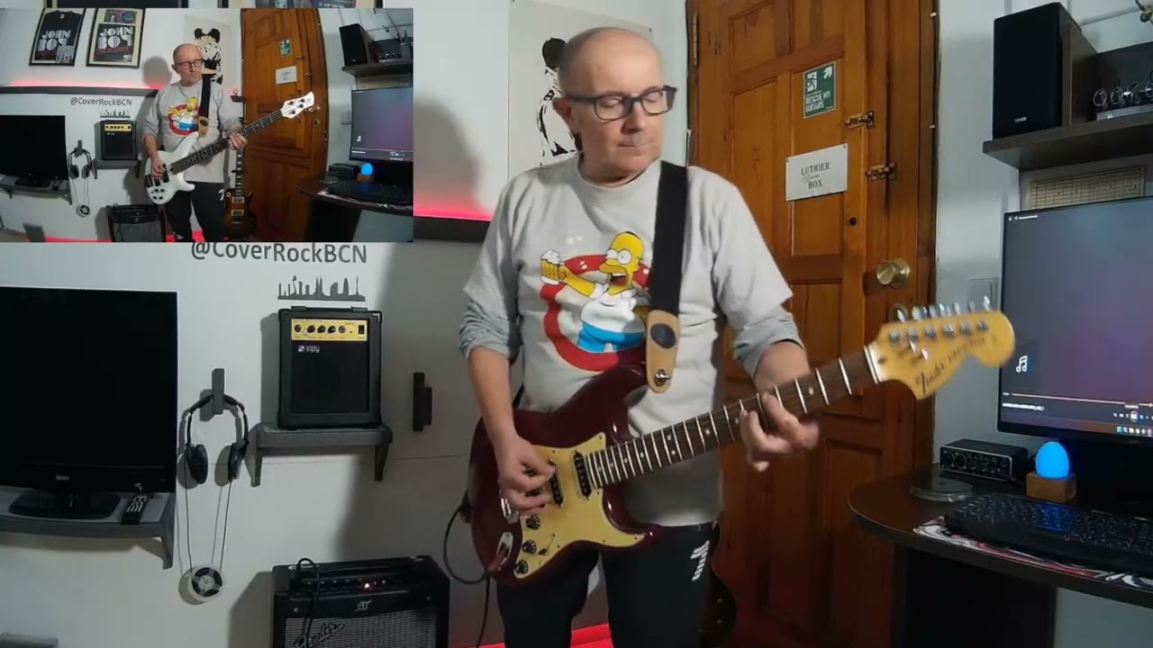 PORRETAS - MARIHUANA - BASS and RHYTHM GUITAR COVER