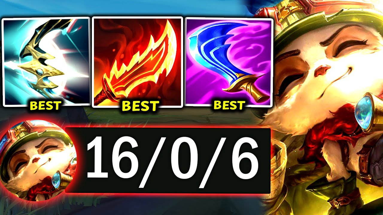 TEEMO TOP #1 BEST BUILD TO 1V5 EVERYONE (TEEMO IS A BEAST👌) - 2025 Teemo TOP Gameplay Guide