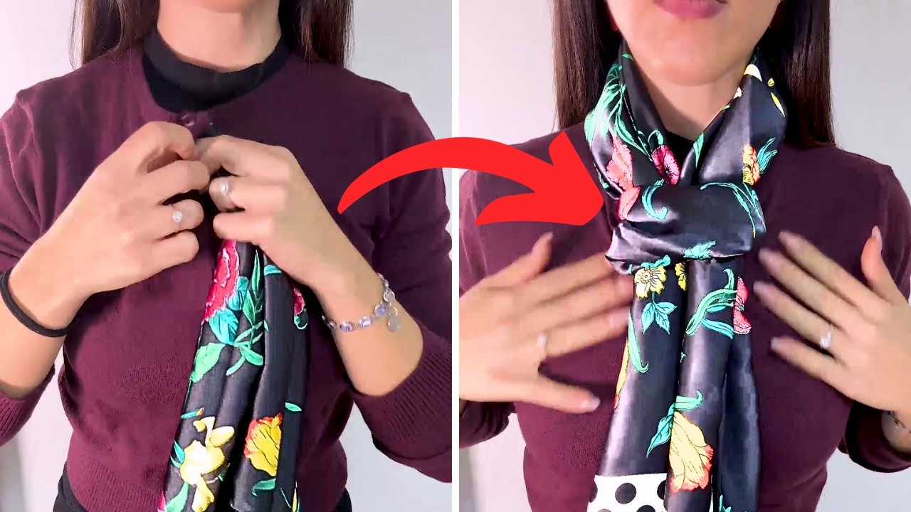 30 hacks to enhance your OUTFITS using scarves, shawls, and more 😎