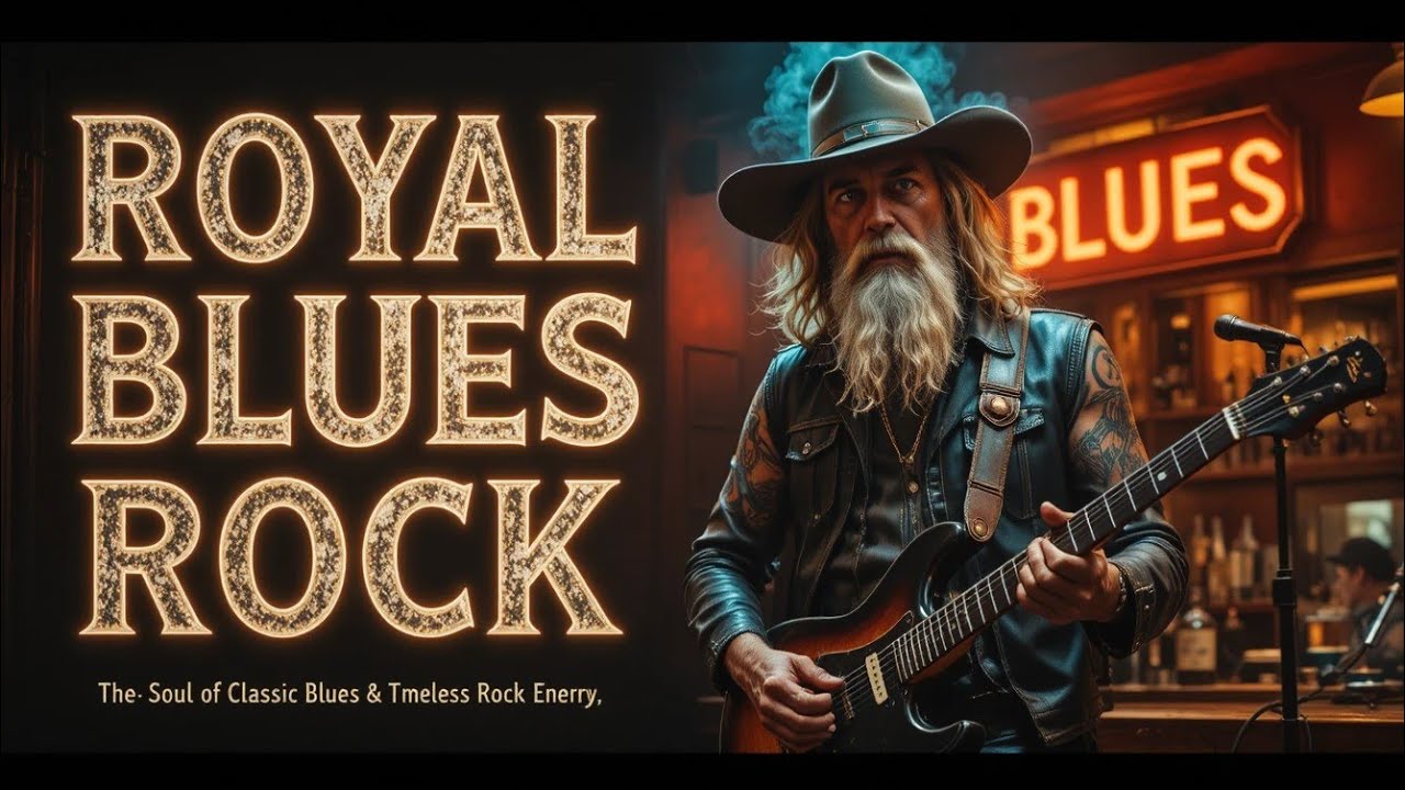 Royal Blues Rock – Smoky Bar Blues Rock Session | Vintage Guitar Legends 🍺🎸 #BluesRock.